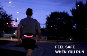 Running Belt LED Waist Pack Pre-Wired to Charge Phone On The Go